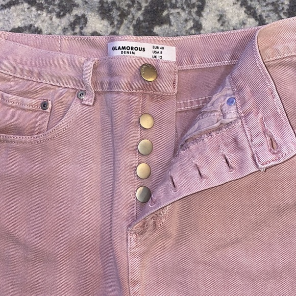 Women’s Pink Denim Skirt. USA size 8 - Picture 2 of 5